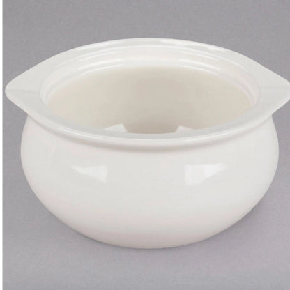 Home Collection Set of 4 French Onion Soup Crocks 12 oz White