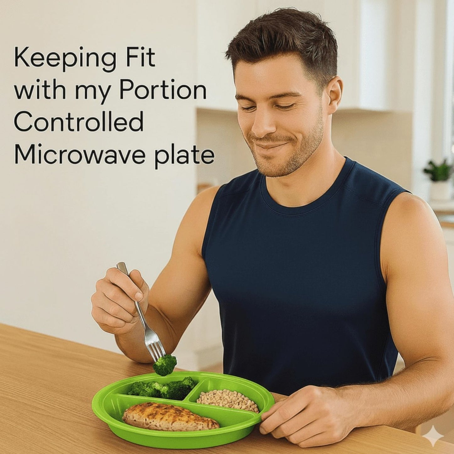 Home Collection 3-Pack Divided Meal Prep Containers