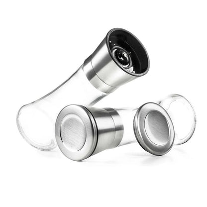 Home Collection Premium Stainless Steel Salt and Pepper Grinder Set