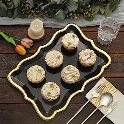 Home Collection Pack of 10 Rectangle Paper Serving Trays 14-Inch