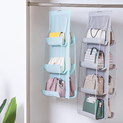 Home Collection Hanging Handbag Purse Organizer 8 Pocket Closet Storage