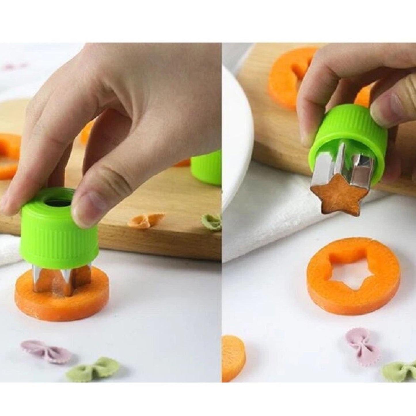 Home Collection Pack of 9 Fruit and Vegetable Cutter Set