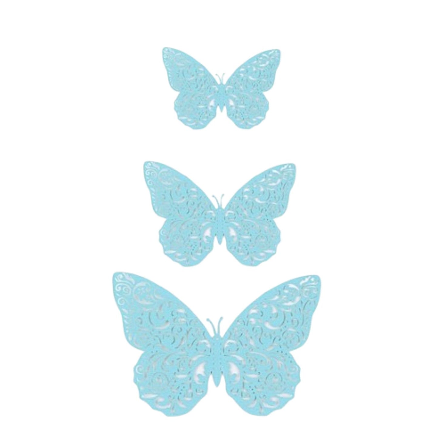 12Pcs 3D Removable Wall Decals Stickers