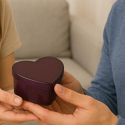 Home Collection Heart Shaped Jewelry Storage Box 4.5 Inch