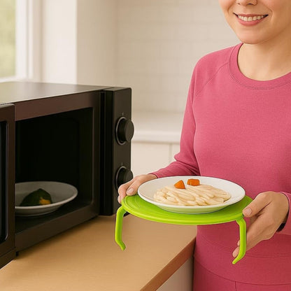Home Collection Microwave Multipurpose 4-in-1 Tray Stand Rack Green