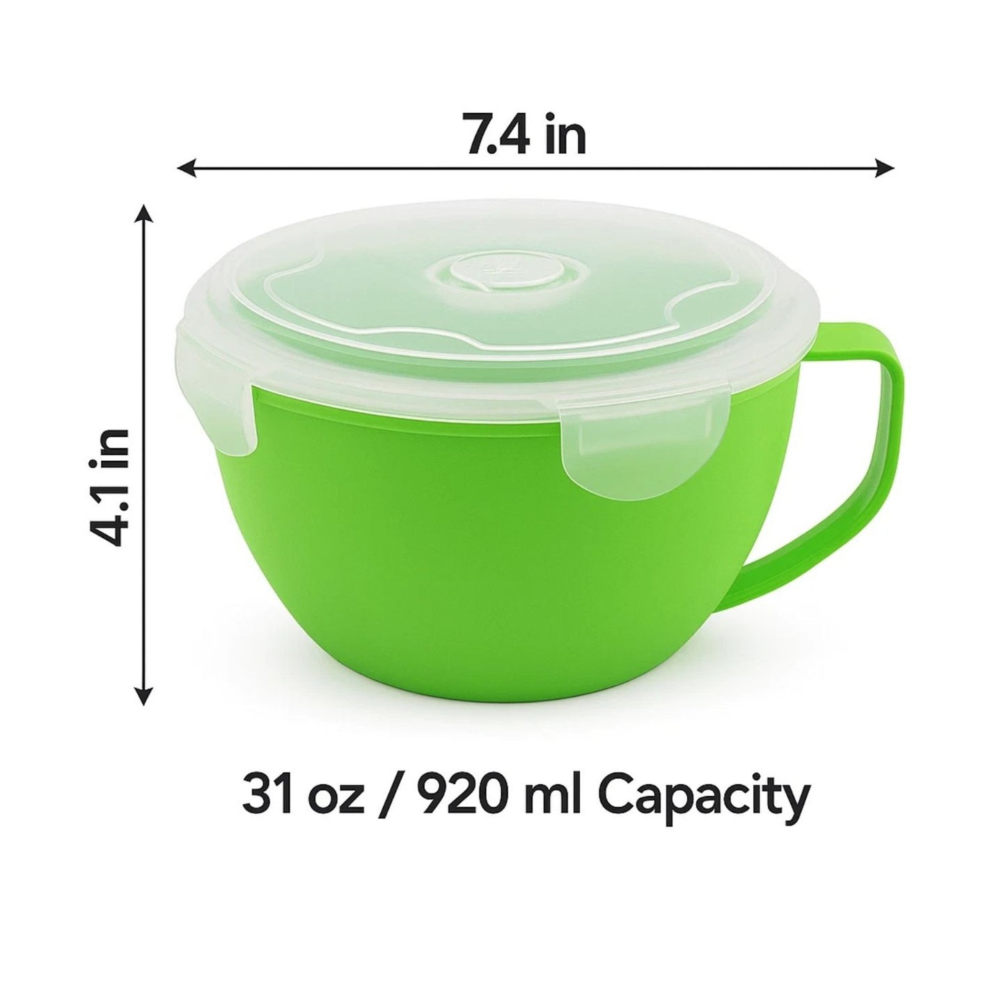 Home Collection Microwave Soup and Noodle Bowl with Lid