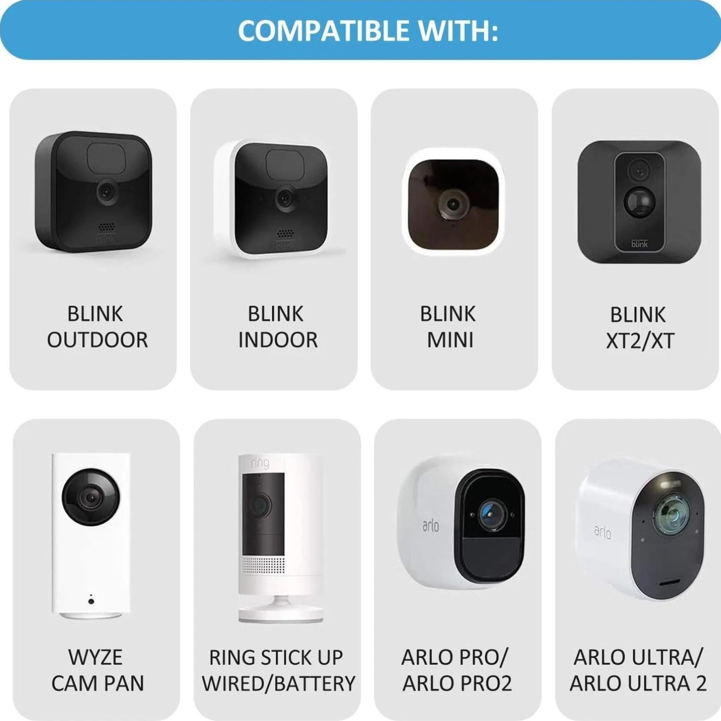 Home Collection 3Pcs Adjustable Camera Wall Mount Bracket