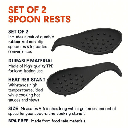 Home Collection 2-Pack Kitchen Spoon Rests