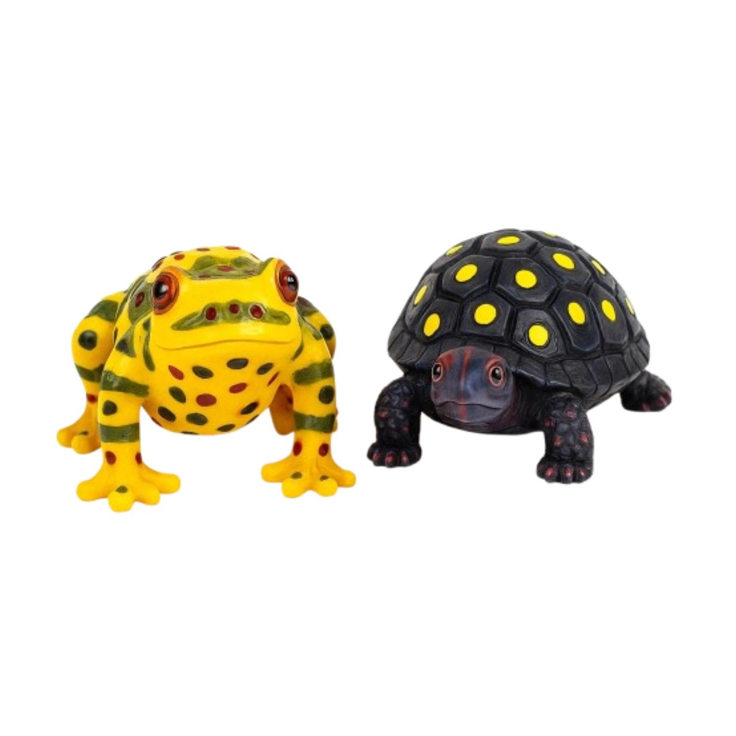 Home Collection 2-Pack Polyresin Frog and Turtle Figurines
