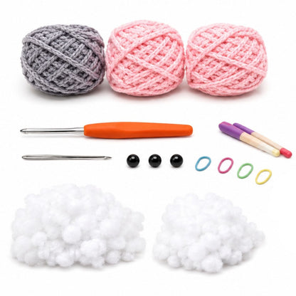 Home Collection Elephant Crochet Kit for Beginners
