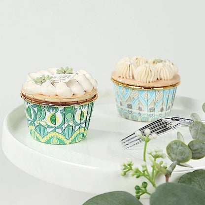 Home Collection Pack of 50 Assorted Paper and Foil Cupcake Liners