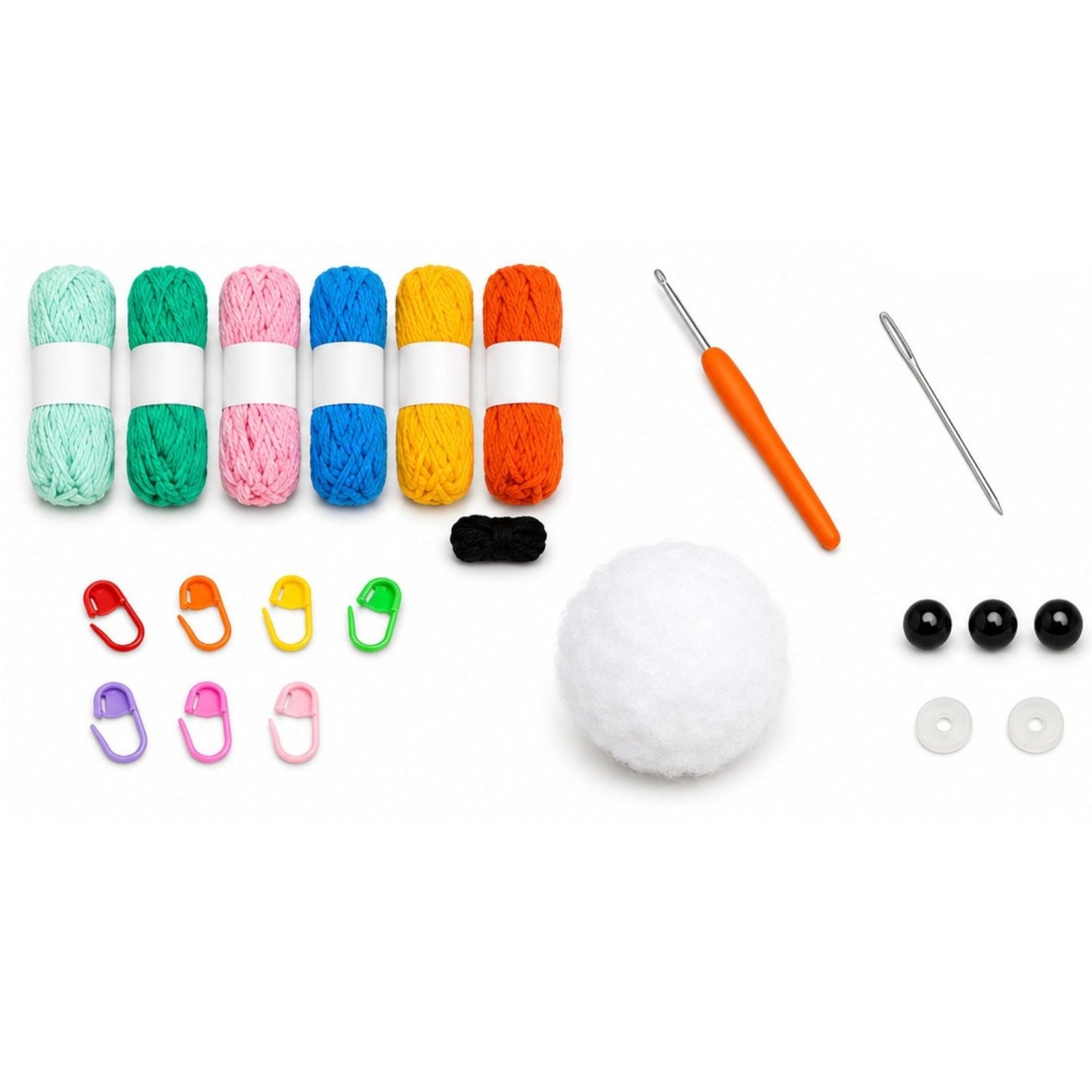Home Collection Pack of 2 Snail Crochet Kit for Beginners