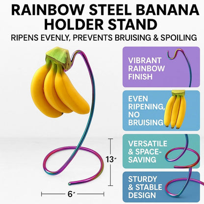 Home Collection Rainbow Banana Holder Stand