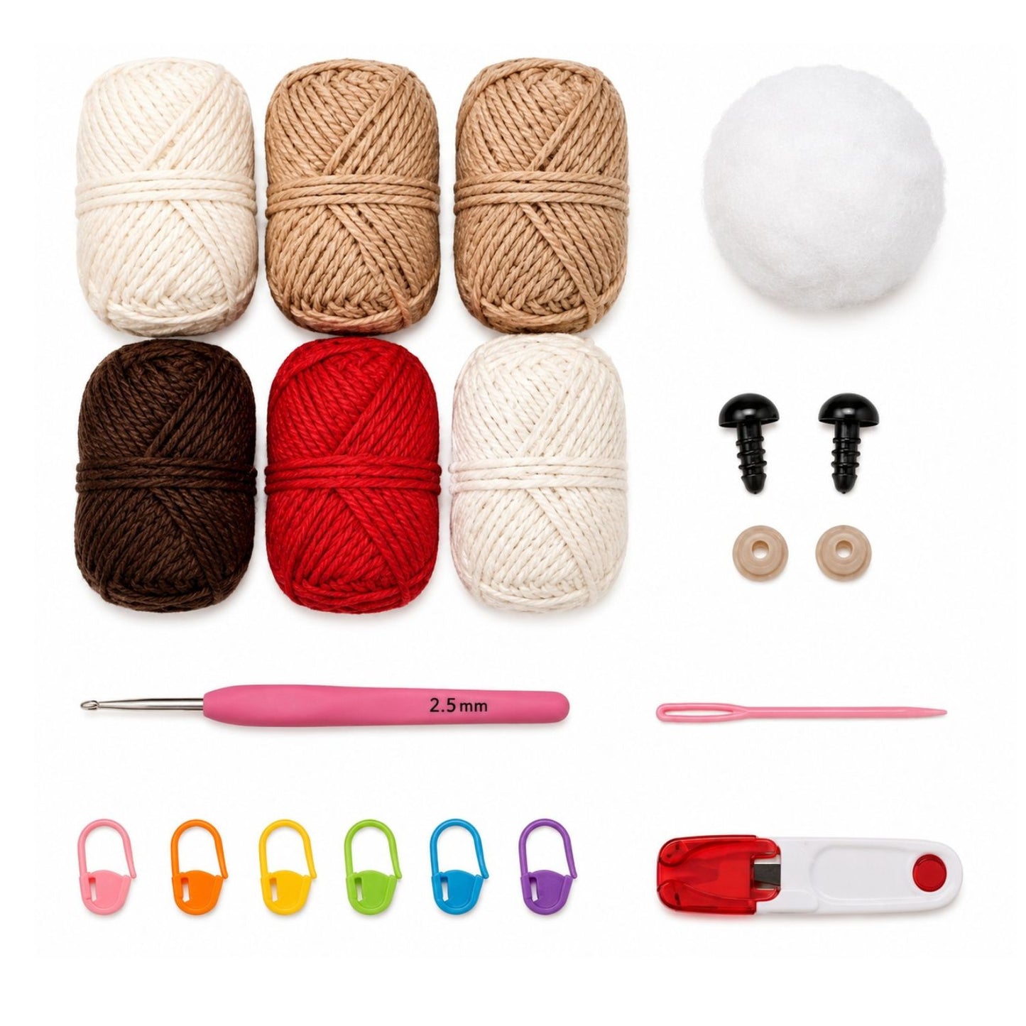 Home Collection Hedgehog Mushroom Crochet Kit for Beginners