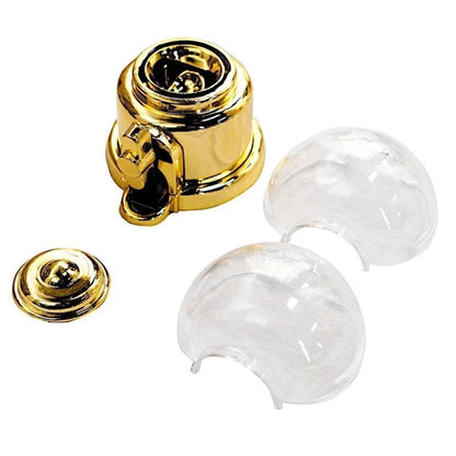 Home Collection Pack of 12 Gold Clear Mini Candy Dispenser 3.5"