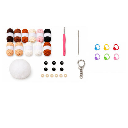 Home Collection Pack of 3 Cow and Capybara Crochet Kit for Beginners