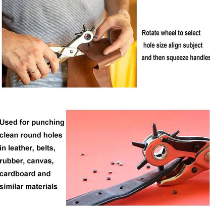 Home Collection Heavy Duty Leather Hole Punch