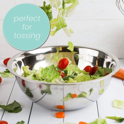 Home Collection Stainless Steel Mixing Bowls Set of 4