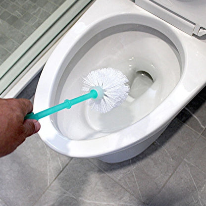 Home Collection Pack of 2 Standing Toilet Brush Set with Compact Holder