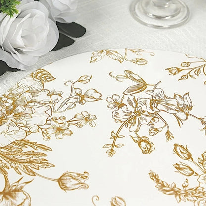 Home Collection Pack of 10 White Cardboard Paper Placemats 13 Inch