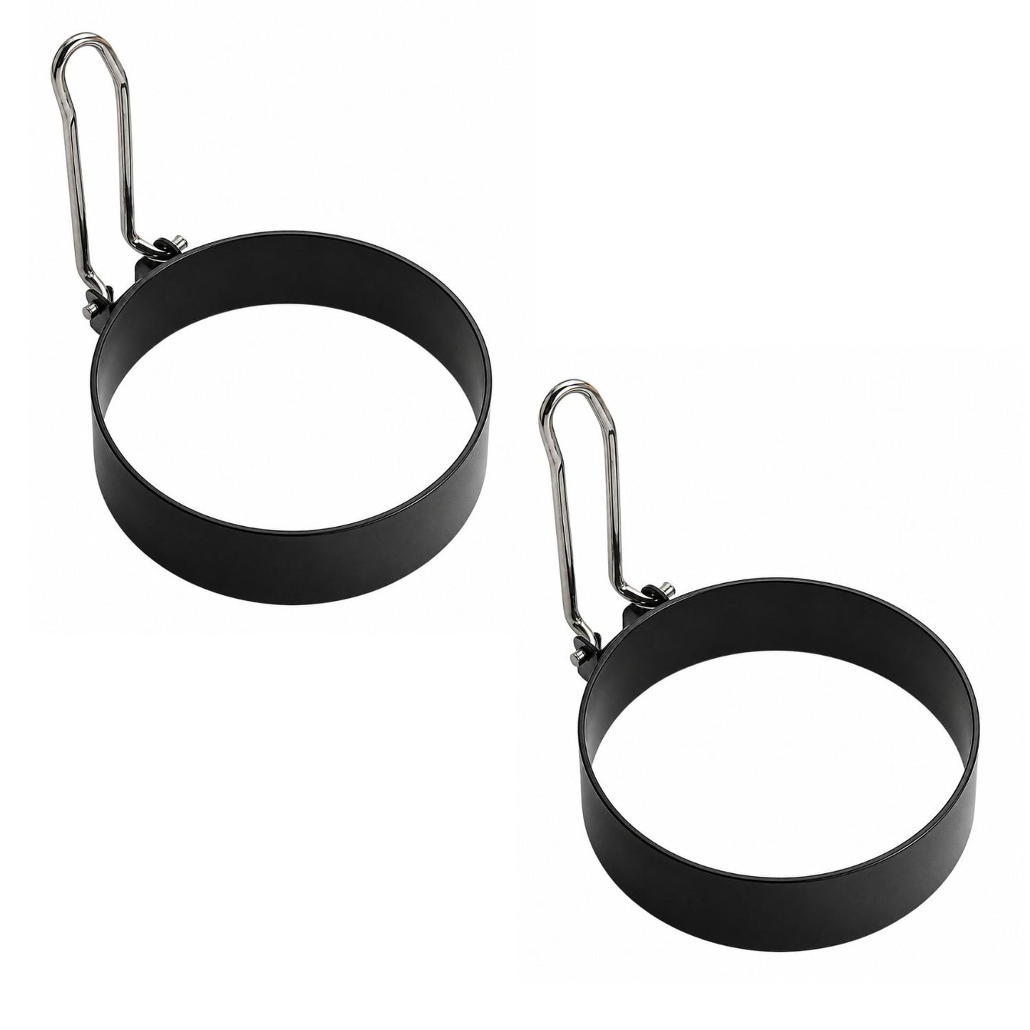 Home Collection Pack of 2 Nonstick Egg Shaper Pancake Mold Ring Set