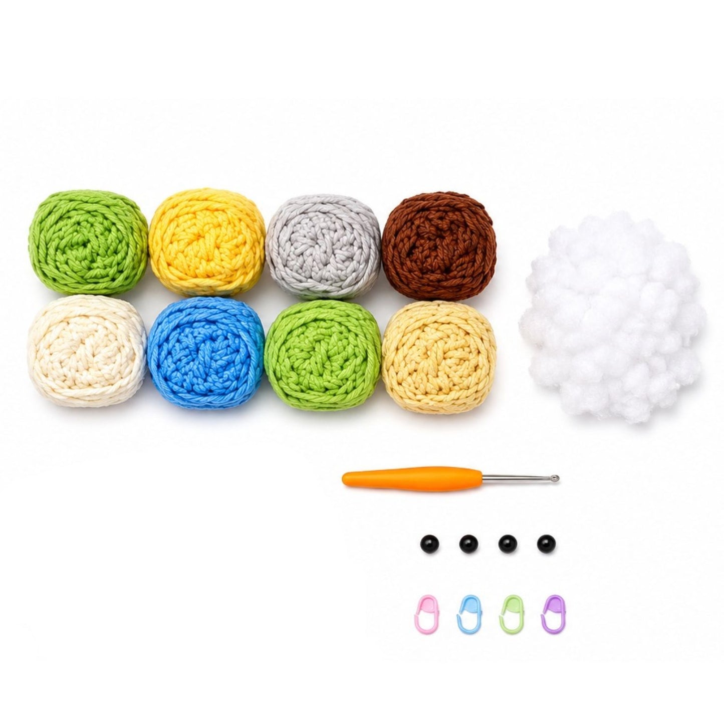 Home Collection Pack of 6 Animal Bookmark Crochet Kit for Beginners