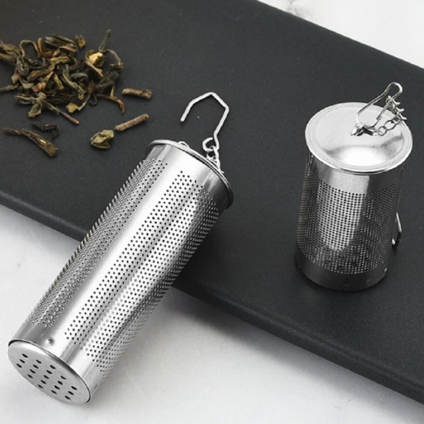 Home Collection Pack of 2 Stainless Steel Tea Infuser Ball Fine Mesh Tea Strainer