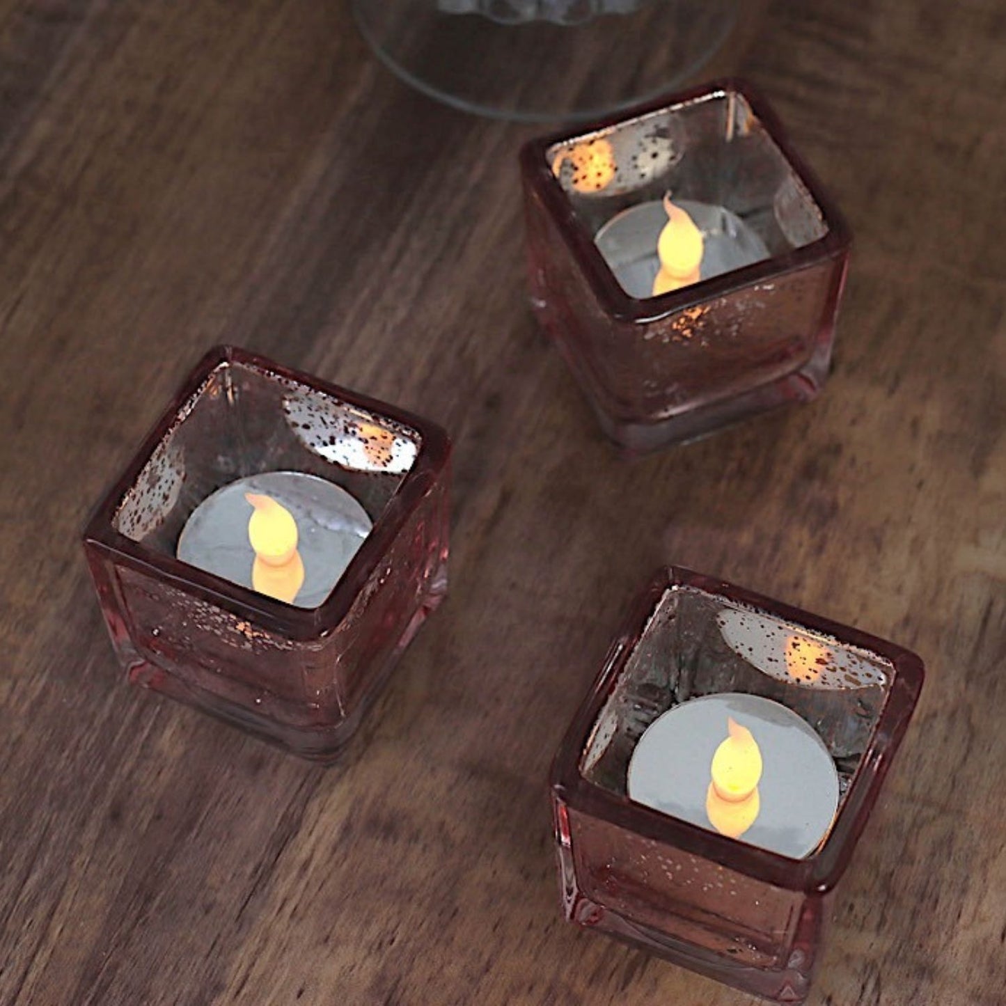 Home Collection 12-Pack 2" Speckled Mercury Glass Votive Candle Holders