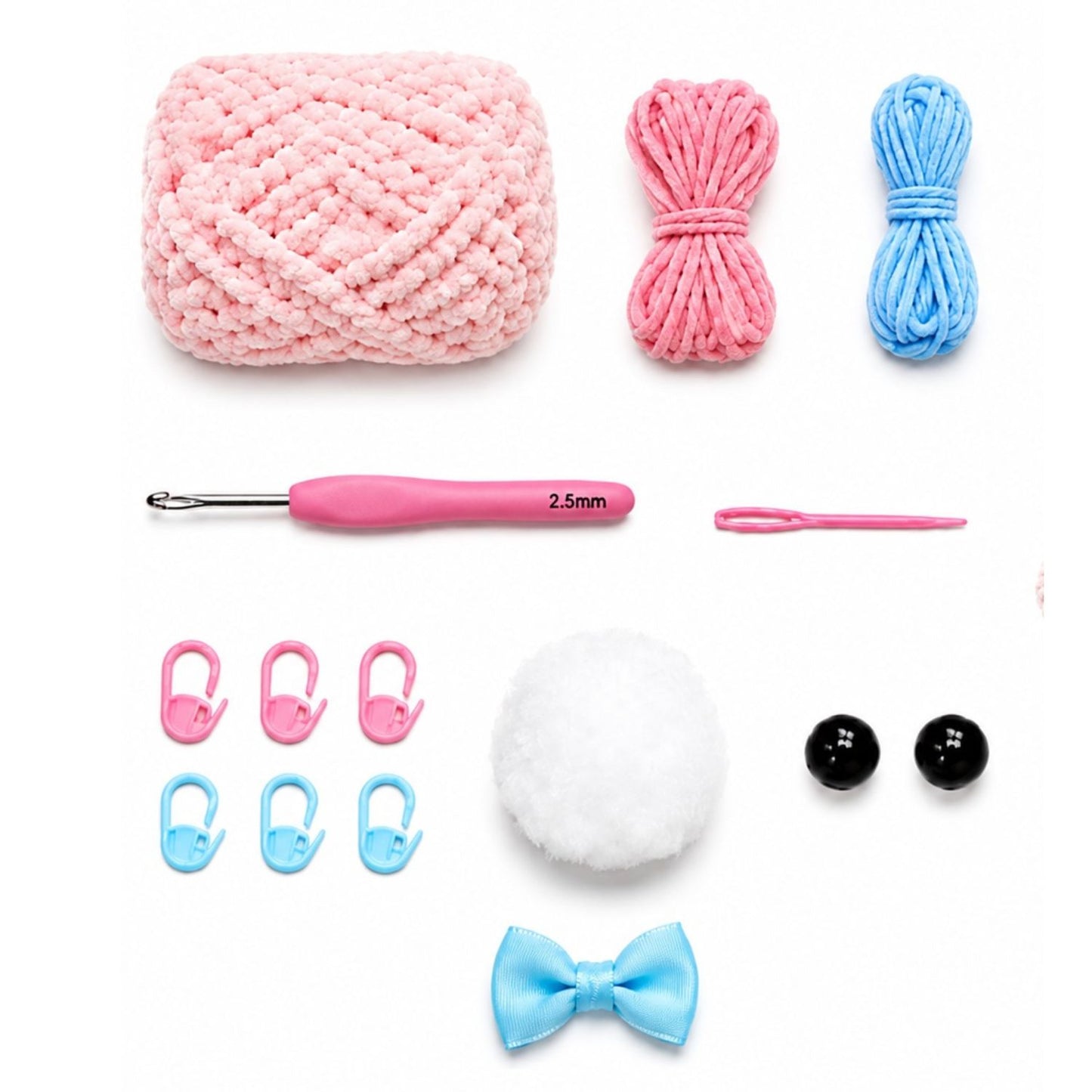 Create an Adorable Pink Pig Amigurumi with This Beginner Crochet Starter Kit