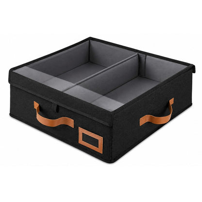 Home Collection 2in1 Stackable Hat Storage Organizer with Clear Lid