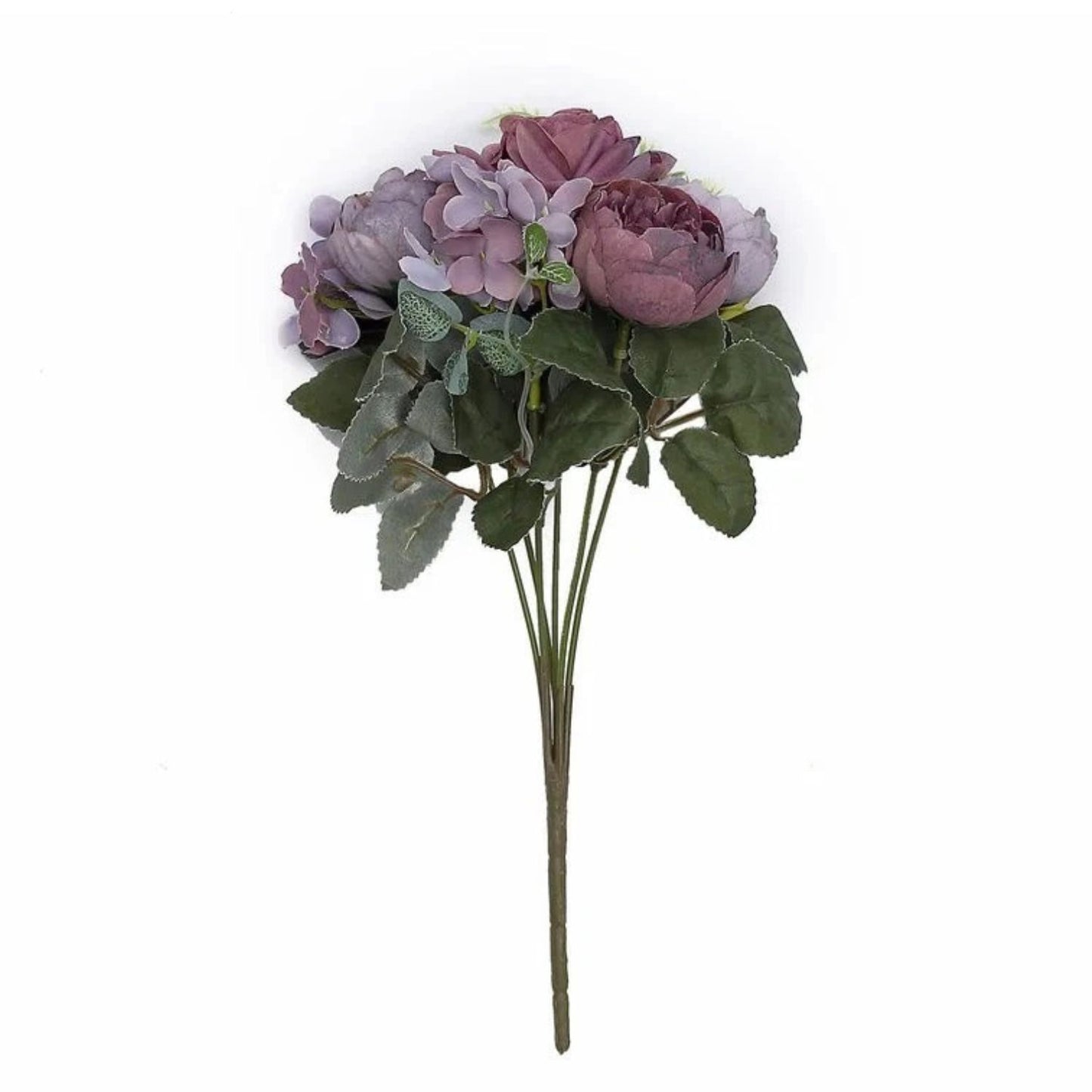 2Pcs Silk Artificial Floral Bushes Bouquets