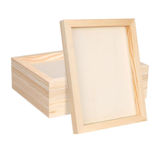 Home Collection 5Pcs Unfinished Wood Panel Boards 8" x 10"