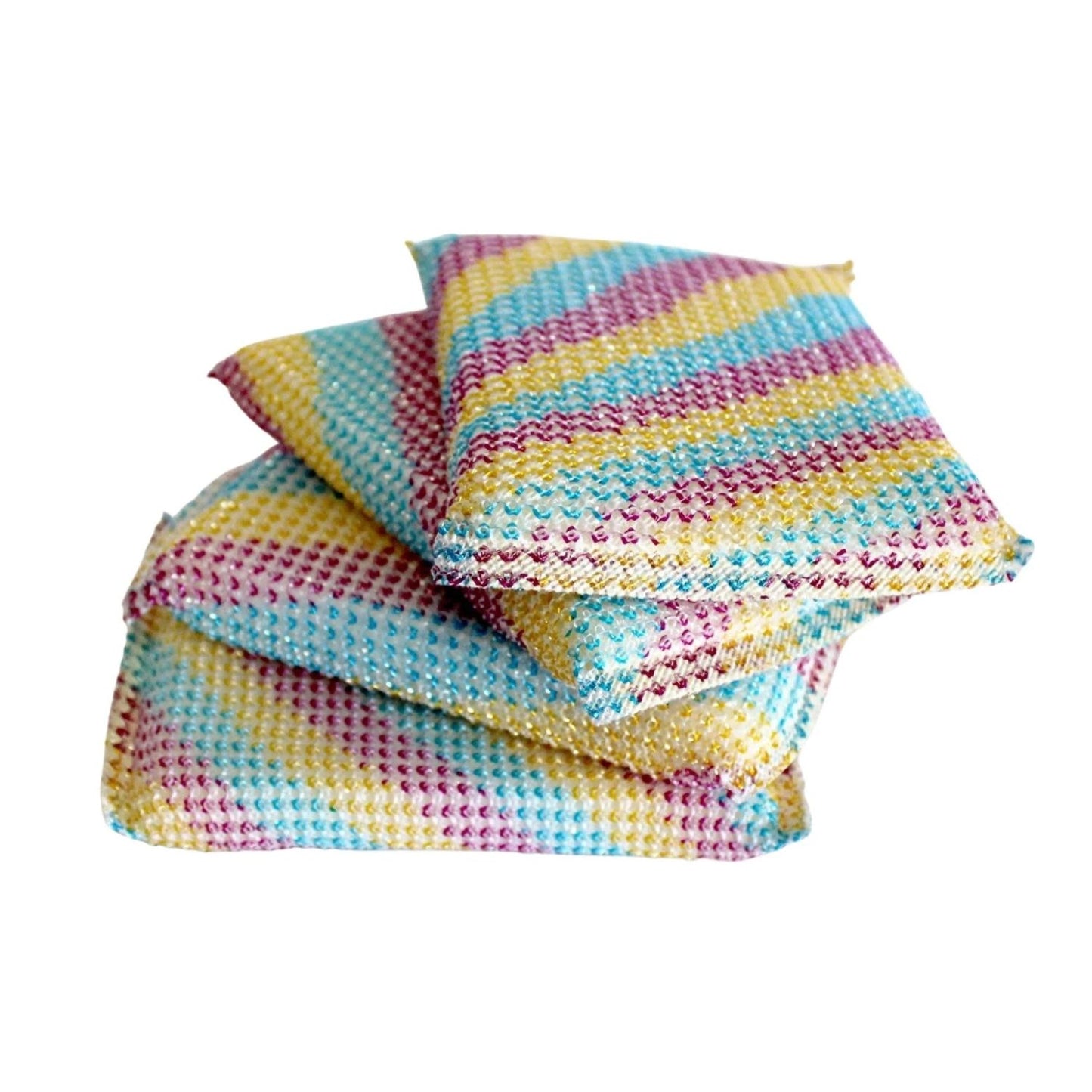 Home Collection Rainbow Non-Scratch Scouring Pads Pack of 12