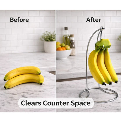 Home Collection Chrome Banana Holder Stand