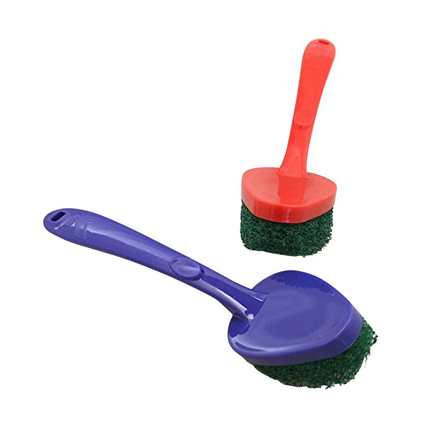 Home Collection Pack of 2 Scouring Pads with Handle