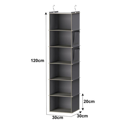 Home Collection 6-Shelf Hanging Closet Organizer