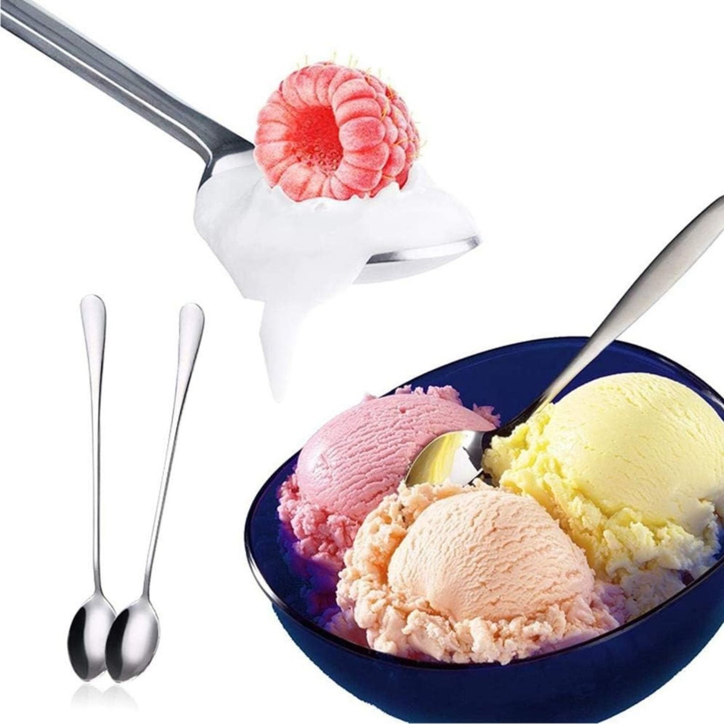Home Collection 10-Piece Long Handle Iced Tea Spoons