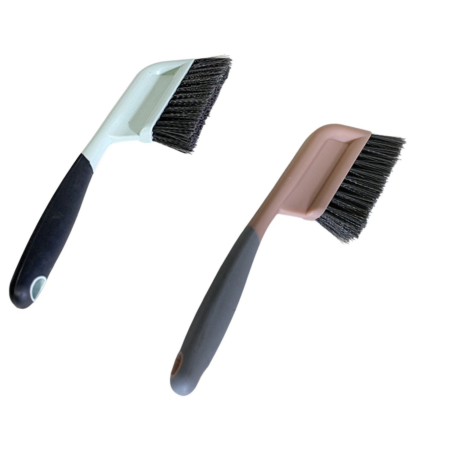 Home Collection Pack of 2 Groove Gap Cleaning Brush with Rubber Handle