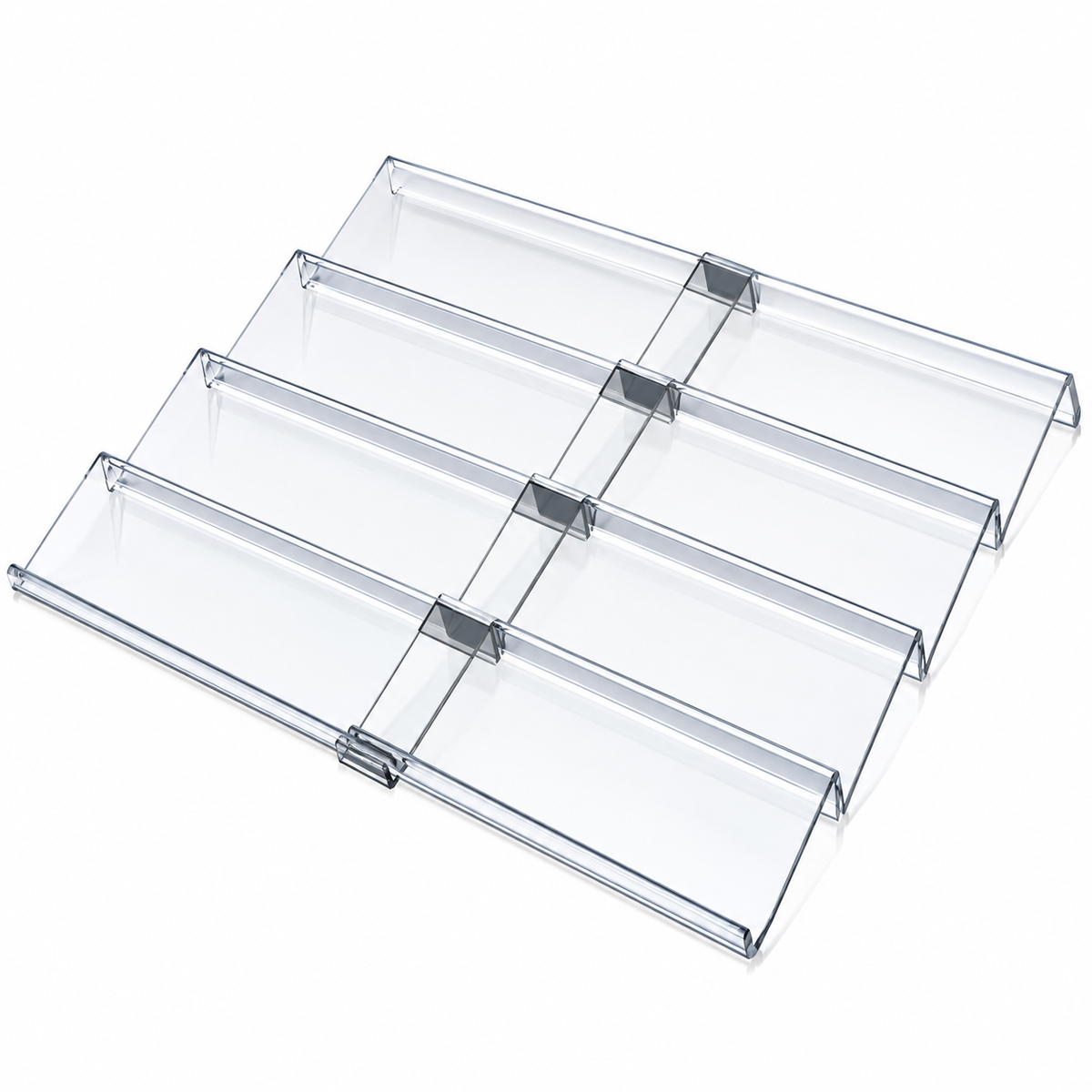Home Collection Expandable 4-Tier Spice Drawer Organizer