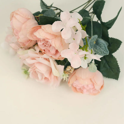 Home Collection 2 Bouquets 12" Silk Artificial Flowers