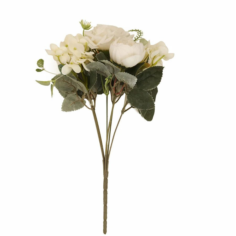 Home Collection 2 Bouquets 12" Silk Artificial Flowers