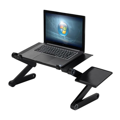360° Rotating Adjustable Laptop Table with Cooling Fan