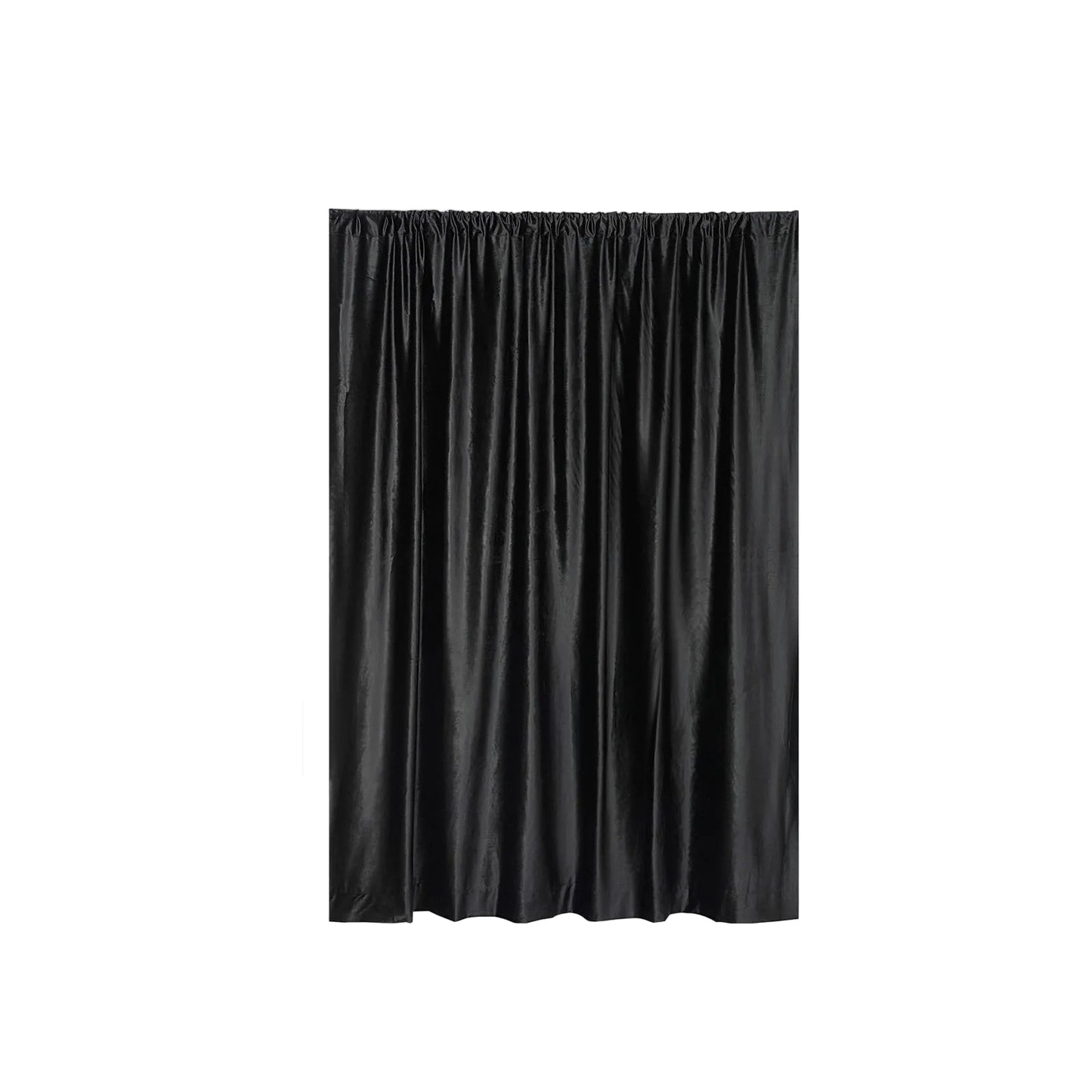 Home Collection 8x8 Ft Velvet Backdrop Curtain