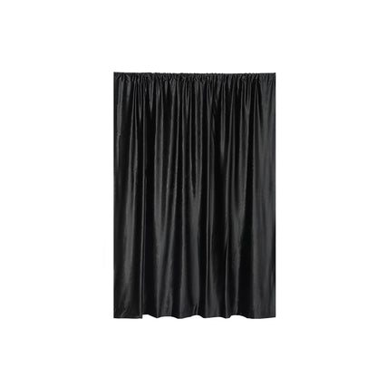 Home Collection 8x8 Ft Velvet Backdrop Curtain