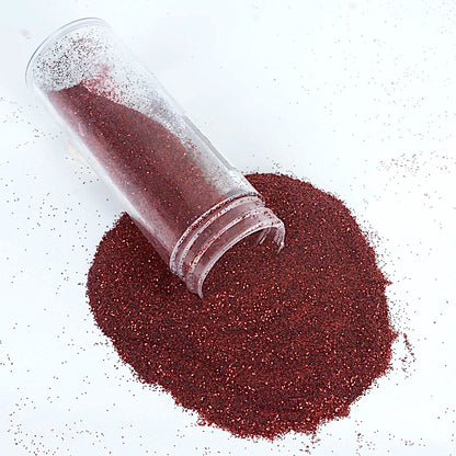 Home Collection Burgundy Sparkly Loose Glitter