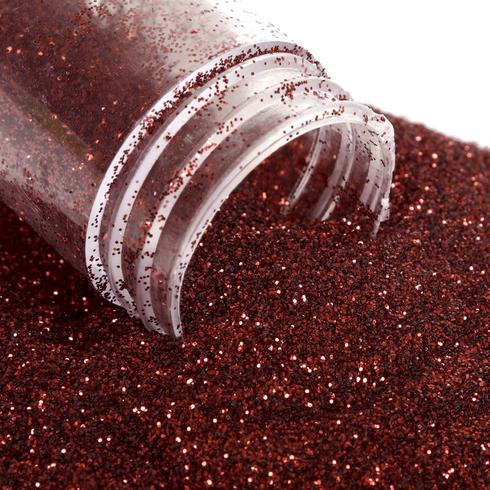 Home Collection Burgundy Sparkly Loose Glitter