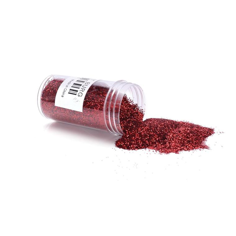 Home Collection Burgundy Sparkly Loose Glitter
