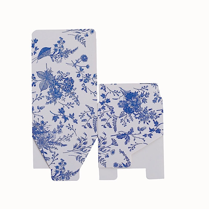 Home Collection 25-Pack 4x4" Floral Printed Tote Gift Boxes