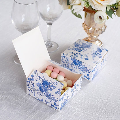 Home Collection 25-Pack 4x4" Floral Printed Tote Gift Boxes