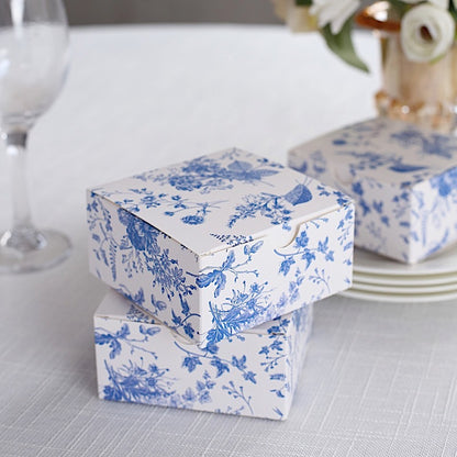 Home Collection 25-Pack 4x4" Floral Printed Tote Gift Boxes